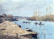 Alfred Sisley Seine bei Port Marly oil painting